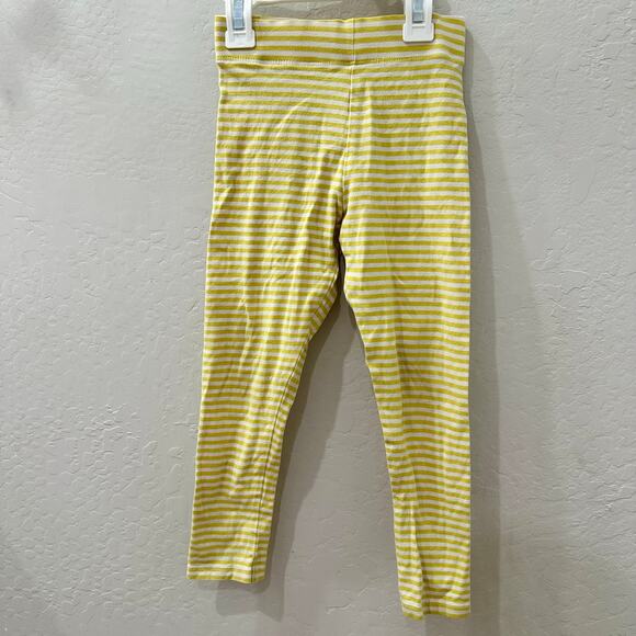 Mini Boden Yellow Stripe Leggings - Picture 1 of 5